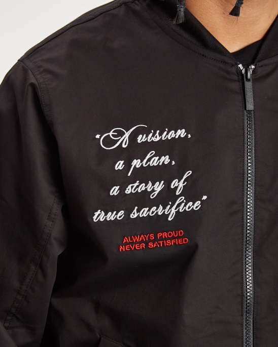 Hoodrich Og Pulse Jacke Schwarz/weiß/lychee