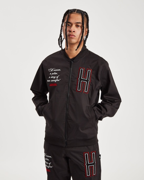 Hoodrich Og Pulse Jacke Schwarz/weiß/lychee