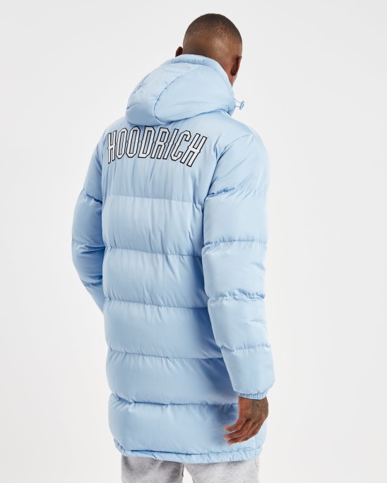 Placid Blue Hoodrich Og Stack Longline-Mantel