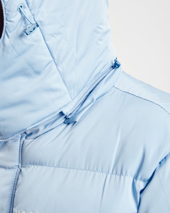 Placid Blue Hoodrich Og Stack Longline-Mantel