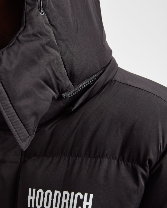 Og Stack Langer Mantel Schwarz Hoodrich