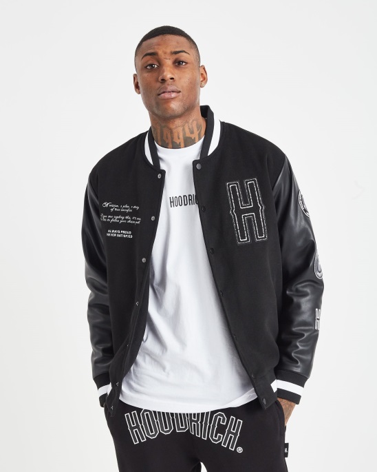 Hoodrich Og Unijacke Schwarz/weiß