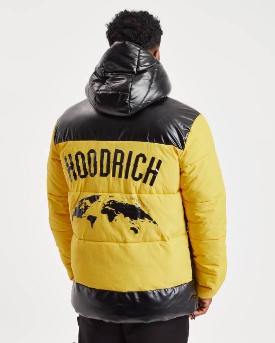 Gelb/schwarze Hoodrich Og Clique Jacke