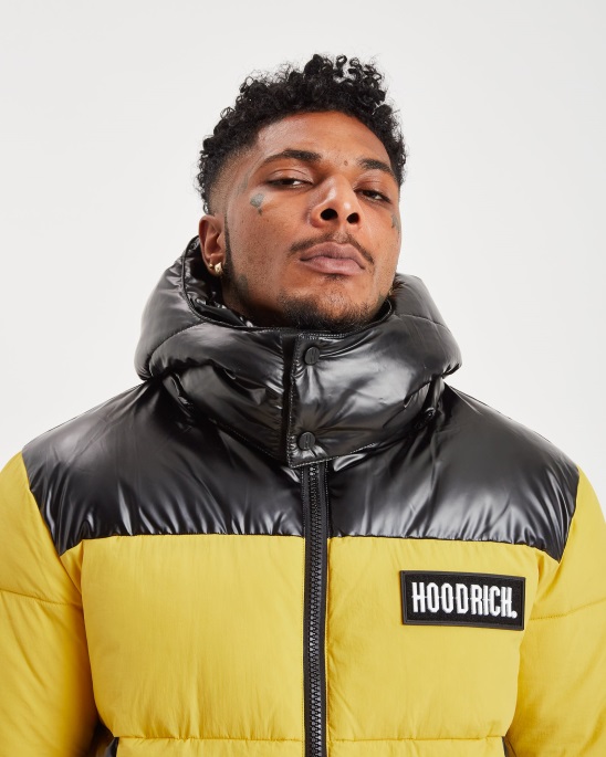 Gelb/schwarze Hoodrich Og Clique Jacke