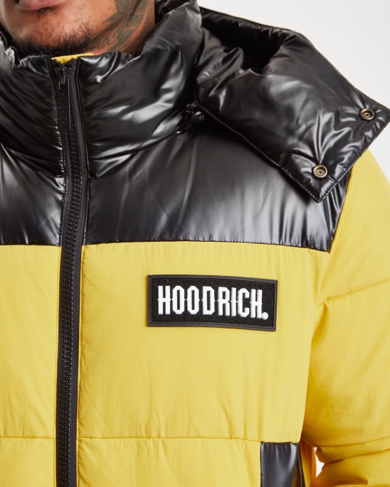 Gelb/schwarze Hoodrich Og Clique Jacke