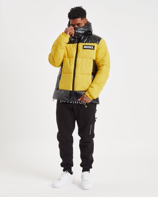 Gelb/schwarze Hoodrich Og Clique Jacke