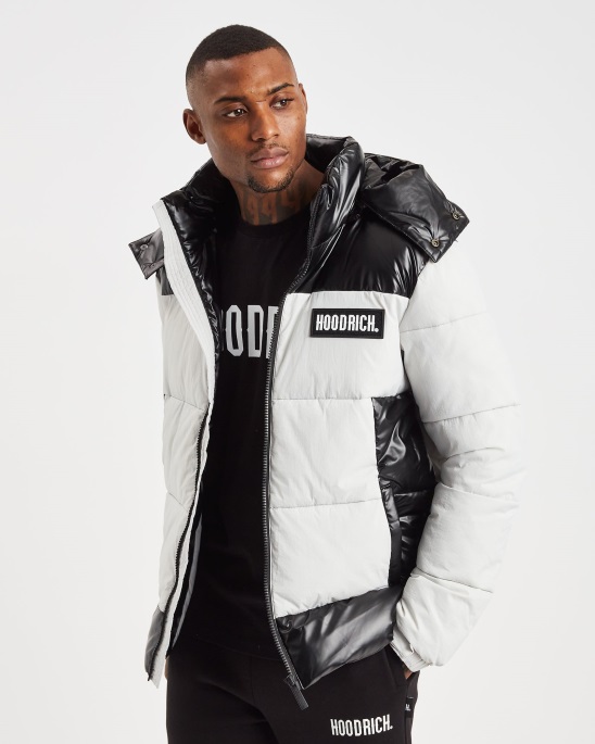 Oyster/black Og Clique Jacke Hoodrich