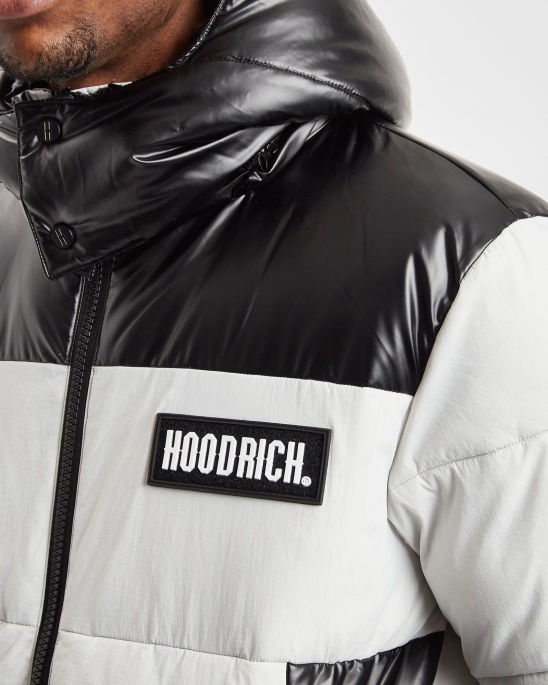 Oyster/black Og Clique Jacke Hoodrich