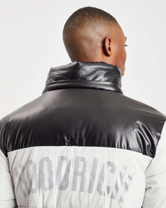 Oyster/black Og Clique Jacke Hoodrich