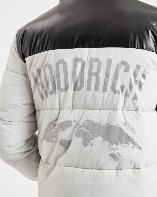 Oyster/black Og Clique Jacke Hoodrich