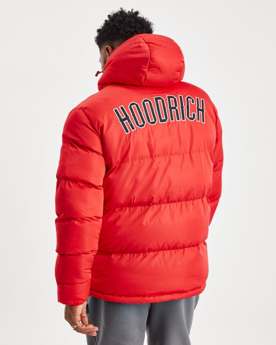 Rote Hoodrich Og Stack Jacke