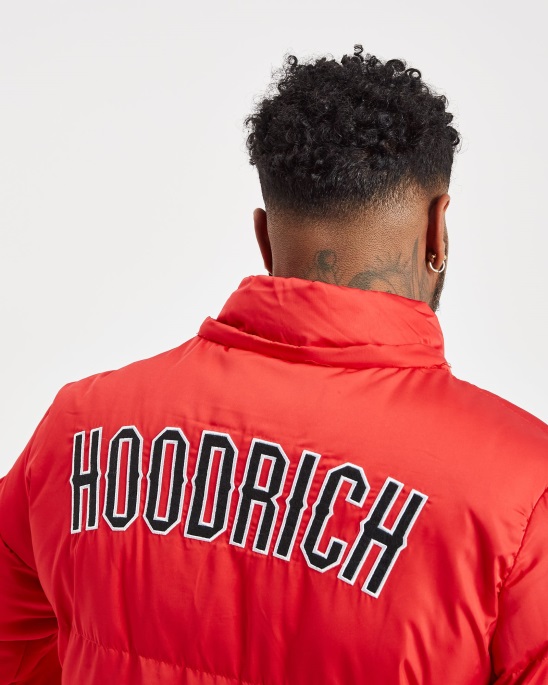 Rote Hoodrich Og Stack Jacke