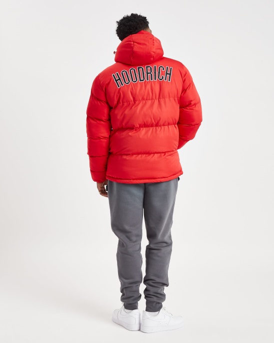 Rote Hoodrich Og Stack Jacke