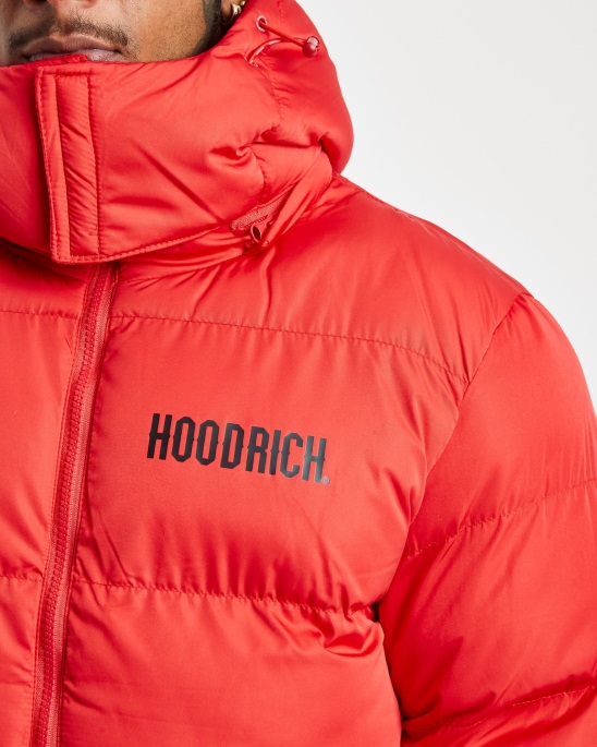 Rote Hoodrich Og Stack Jacke