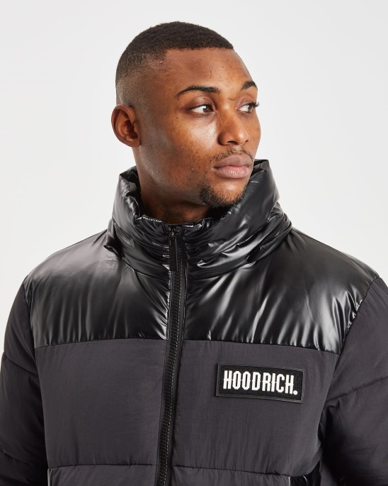 Schwarze Og Clique Jacke Hoodrich