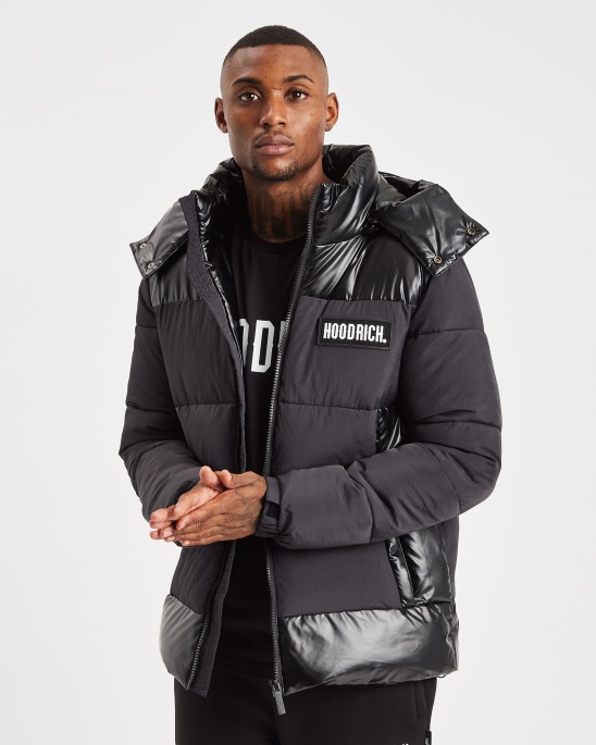 Schwarze Og Clique Jacke Hoodrich