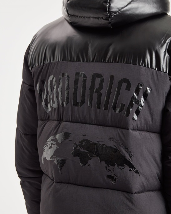 Schwarze Og Clique Jacke Hoodrich