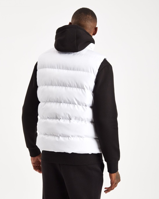 Hoodrich Og Astro Weste Weiß/schwarz