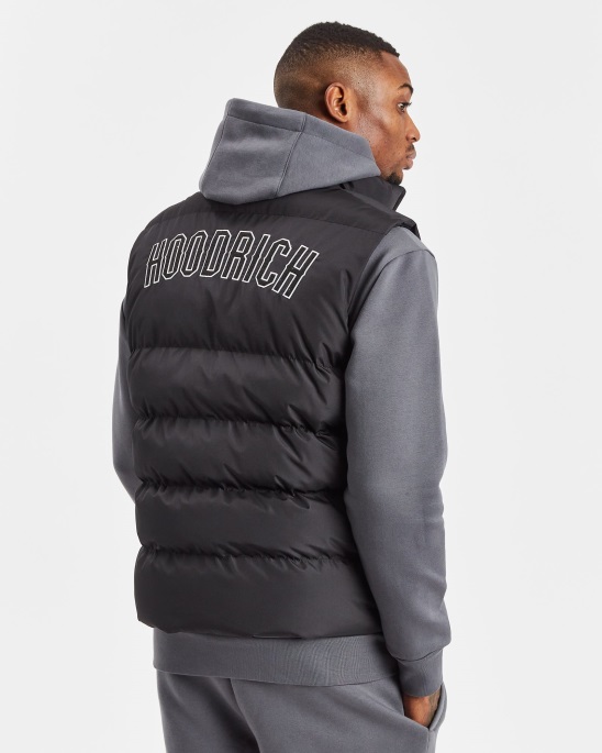 Schwarz/weiß (nachschub) Og Stack Weste Hoodrich