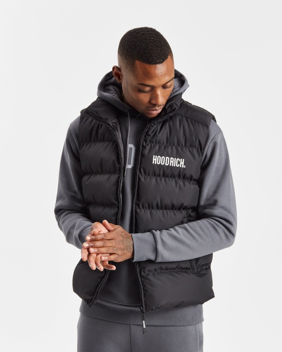 Schwarz/weiß (nachschub) Og Stack Weste Hoodrich