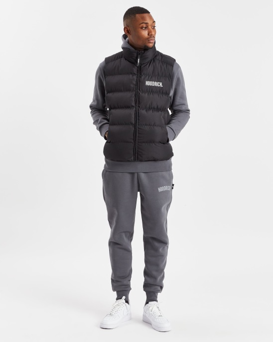 Schwarz/weiß (nachschub) Og Stack Weste Hoodrich