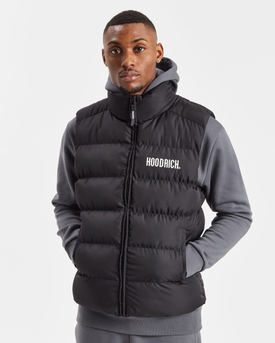 Schwarz/weiß (nachschub) Og Stack Weste Hoodrich