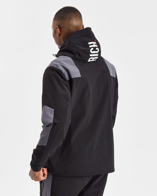 Og Armor Jacke Hoodrich Schwarz/iron Gate/weiß