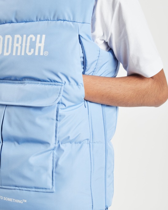 Og Astro V2 Weste Babyblau/weiß Hoodrich