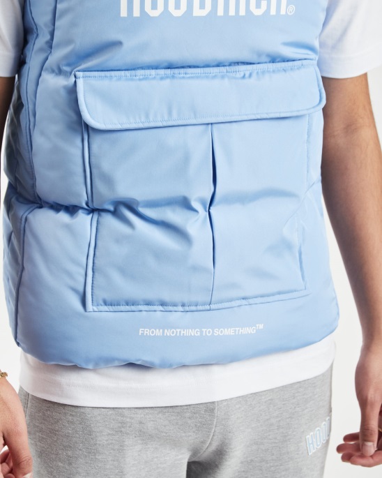 Og Astro V2 Weste Babyblau/weiß Hoodrich