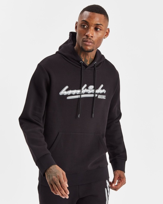 Schwarz/weißer/reflektierender Hoodrich-Og-Tinten-Hoodie