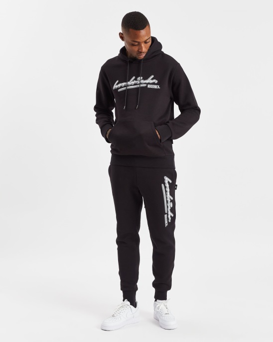 Schwarz/weißer/reflektierender Hoodrich-Og-Tinten-Hoodie