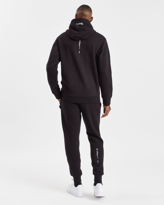 Schwarz/weißer/reflektierender Hoodrich-Og-Tinten-Hoodie