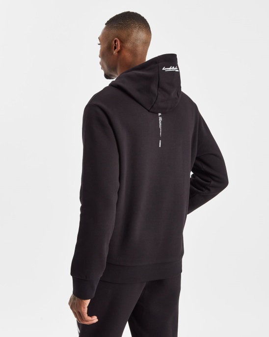 Schwarz/weißer/reflektierender Hoodrich-Og-Tinten-Hoodie