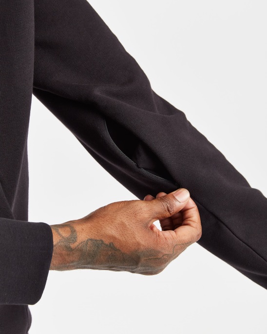 Schwarz/weißer/reflektierender Hoodrich-Og-Tinten-Hoodie