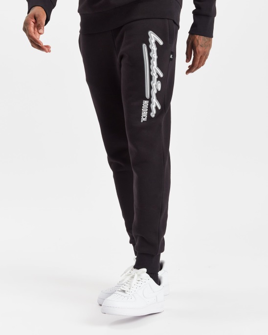 Schwarz/weiß/reflektierende Og Ink Jogger Hoodrich