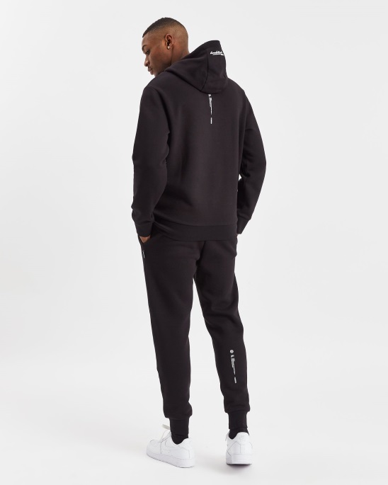 Schwarz/weiß/reflektierende Og Ink Jogger Hoodrich
