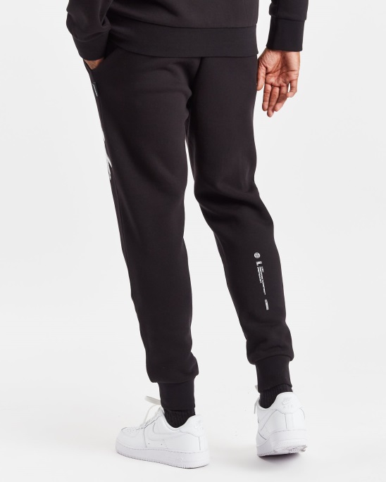 Schwarz/weiß/reflektierende Og Ink Jogger Hoodrich