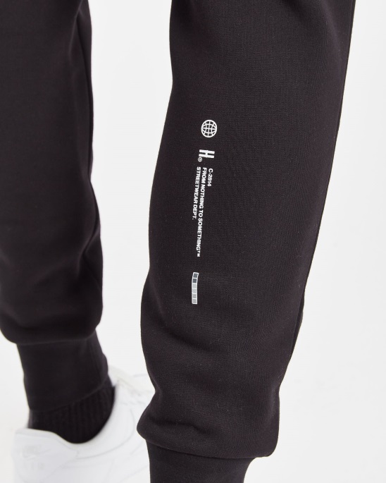 Schwarz/weiß/reflektierende Og Ink Jogger Hoodrich