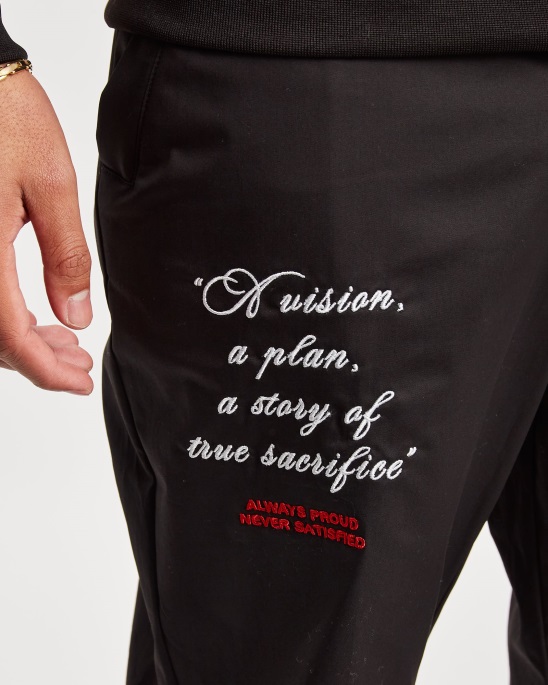 Og Pulse Hose Hoodrich Schwarz/weiß/lychee