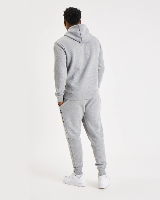 Og Crush Trainingsanzug Grau/weiß/strong Blue Hoodrich