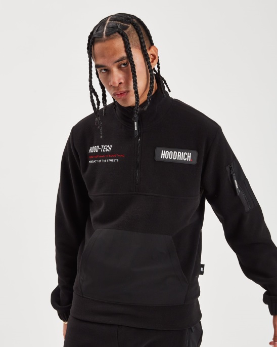 Schwarz/Weiß/Lychee Und Everest Track Top Hoodrich