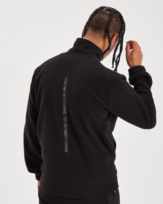 Schwarz/Weiß/Lychee Und Everest Track Top Hoodrich