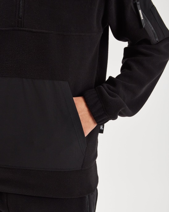 Schwarz/Weiß/Lychee Und Everest Track Top Hoodrich