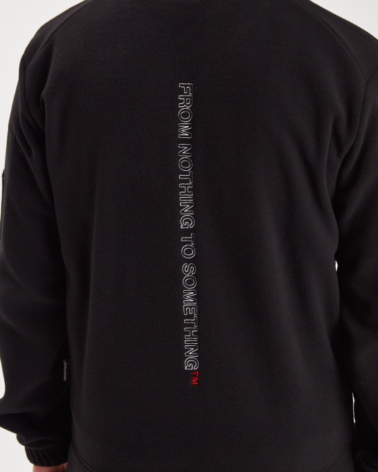 Schwarz/Weiß/Lychee Und Everest Track Top Hoodrich