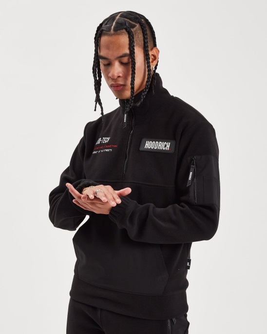 Schwarz/Weiß/Lychee Und Everest Track Top Hoodrich