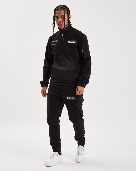 Schwarz/Weiß/Lychee Und Everest Track Top Hoodrich