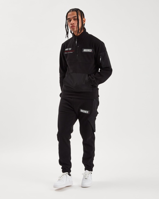 Schwarz/Weiß/Lychee Und Everest Track Top Hoodrich