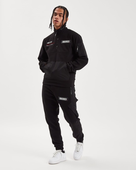 Schwarz/Weiß/Lychee Und Everest Track Top Hoodrich