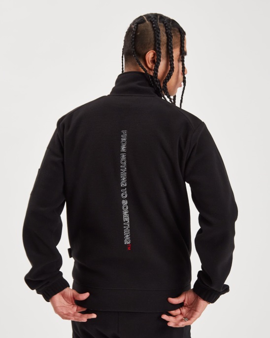 Schwarz/Weiß/Lychee Und Everest Track Top Hoodrich