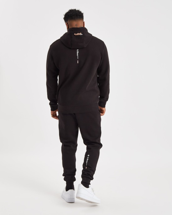 Hoodrich Schwarz/weiß/gelber Og-Tinten-Hoodie